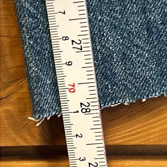 Womens Pre-worn We the Free distressed Jeans 29‎ Streetwear Y2K Denim raw hem - Picture 4 of 11